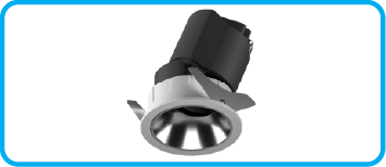 015-AZOOD LED DOWNLIGHT ANTIGLARE ROUND TRIM